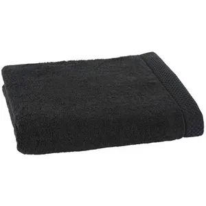Serviette de toilette coton bio Bonnie CLARYSSE--Anthracite pas cher