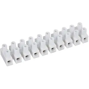 PROFILE Barrette de Domino Blanche 10 pièces pas cher