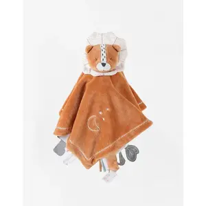 Doudou - NOUKIE'S - Jour & Nuit - Réversible en Veloudoux - Blanc pas cher