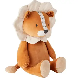 Comparateur de prix : Peluche large 80 cm Veloudoux Babou & Kendi - NOUKIE 'S - Marron