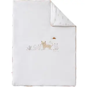 Comparateur de prix : NOUKIE'S - Couverture Veloudoux - Babou & Kendi - Écru - 75 x 100 cm