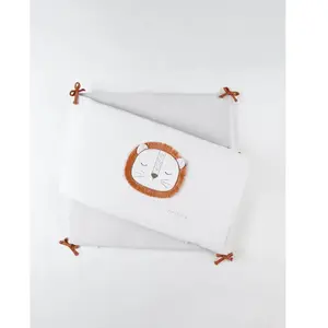 Tour de lit - NOUKIE'S - Babou & Kendi - Blanc - Polyester - Mixte pas cher