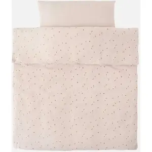 Comparateur de prix : NOUKIE'S - Housse de Couette - Bali, Moka & Snow - Taupe - 100 x 140 cm