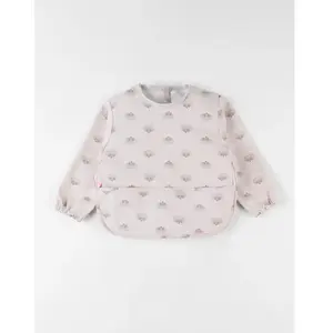 Noukie's Bavoir à manches powder pink Mix & Match pas cher