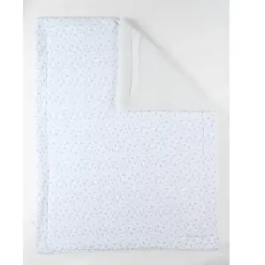 Couverture ouatinée jersey sherpa romance M&M24 BLANC Noukie's pas cher