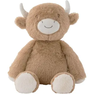 Noukies Peluche Medium 40 Cm - Fluffy Cow Beige pas cher