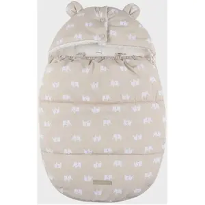 Chancelière déperlante en sherpa beige