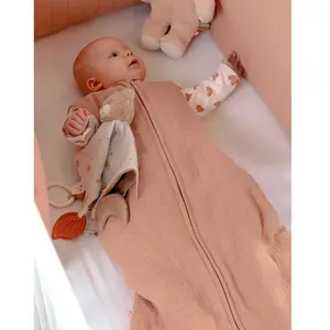 Noukie's Gigoteuse légère en mousseline bio Rose (70 cm) pas cher
