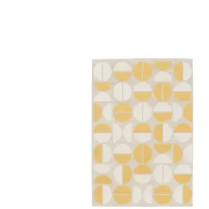 Tapis 120X170 cm CHERY coloris jaune pas cher