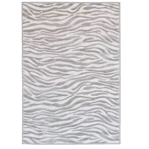Tapis 100x140 cm BOBOCHIC X CONFORAMA MARCEAU coloris gris pas cher