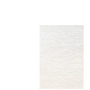 Tapis 100x140 cm BOBOCHIC X CONFORAMA MARCEAU coloris écru pas cher