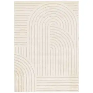 LOMOCO Tapis 160x230 cm COCON coloris blanc pas cher