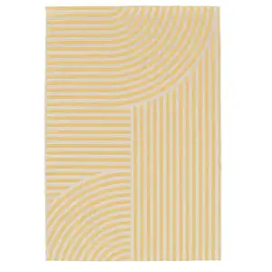 Tapis 160x230 cm SUNNY coloris jaune pas cher