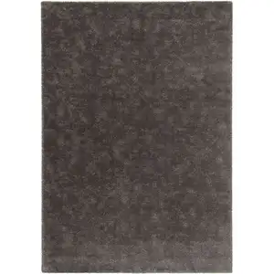 Tapis 120x170 cm BAYA coloris gris foncé pas cher