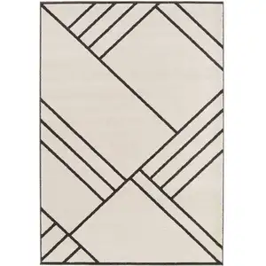 Tapis 120x170 cm MEMPHIS coloris beige pas cher