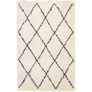 Tapis 160x230 cm GIPS coloris crème pas cher