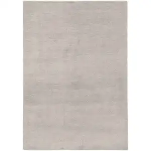 Tapis 200x290 cm BAYA coloris gris clair pas cher