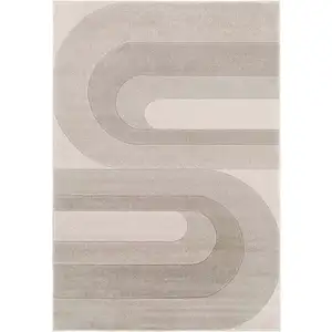 Tapis 200x290 cm LOMOCO ARCHE coloris beige pas cher