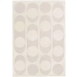 Tapis 200x290 cm CANDY coloris écru pas cher