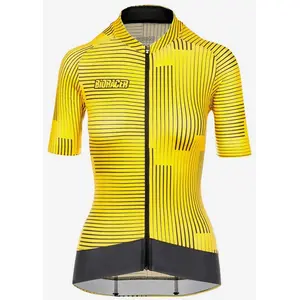 Maillot Bioracer Epic manche courte jaune femme - S pas cher