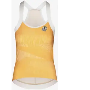 Maillot Bioracer Icon Top bretelles orange blanc femme - XS pas cher