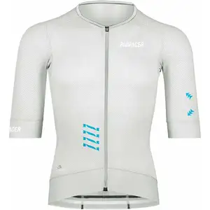 Maillot Bioracer Speedwear Cooling manches courtes blanc grisâtre - M pas cher