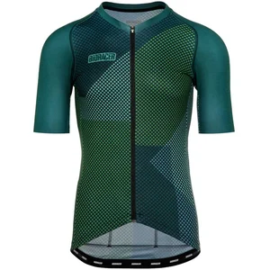 Maillot Bioracer Spitfire manche courte vert bleu - S pas cher