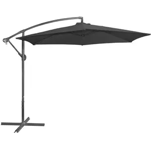 BOIS DESSUS BOIS DESSOUS Parasol déporté Ø 300 noir pas cher