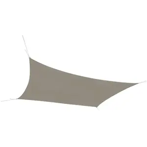 Fornord Voile d'ombrage - Autres - 4x3 m - Taupe - Imperméable - Anti UV pas cher