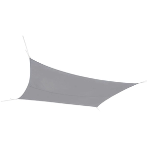 SUNNYDAYS Voile D'OMBRAGE Gris Clair 3X2MTR en Polyester 160GR/M2 pas cher