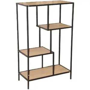 Comparateur de prix : Bibliothèque 4 étagères 114 cm Colorado - Naturel - Urban living
