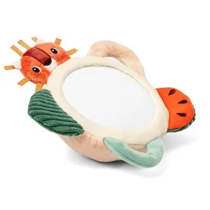lilliputiens Jack peluche miroir multicolore pas cher