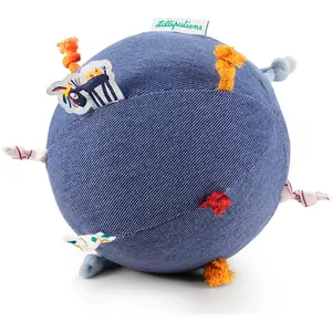 Lilliputiens - Balle D'activités Sensorielle - Ignace L'âne - Bleu Jean pas cher