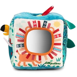 Cube d'activités - LILLIPUTIENS - Jungle - Mixte - Enfant - Blanc pas cher