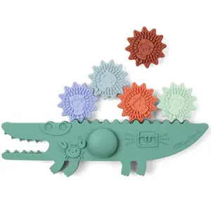 lilliputiens crocodile balancier - jouet pour le bain pas cher