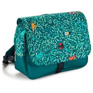 Lilliputiens - Cartable A4 Maternelle Jungle - Bleu Canard- Garçon pas cher