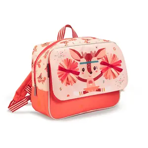 Lilliputiens Cartable Anaïs Rouge Orangé, Rose, Écru pas cher