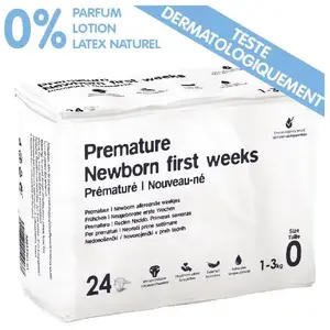 Comparateur de prix : Freelife Couches Prématuré - T00 1/3kg