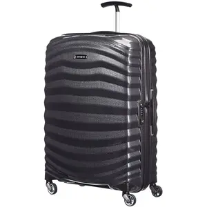 Comparateur de prix : Samsonite Lite -Shock - Spinner M Suitcase, 69 cm, 73 L, Noir (Noir)