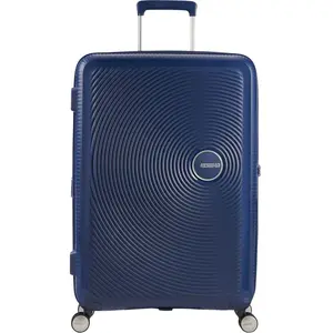 Comparateur de prix : Valise American Tourister Soundbox 4 roues extensible 67 cm Bleu marine