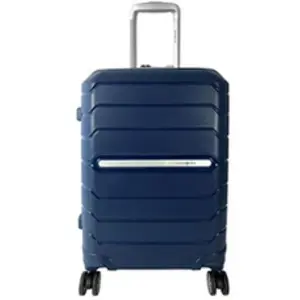 Valise extensible Samsonite Flux Spinner Bleue 55/20 cm pas cher