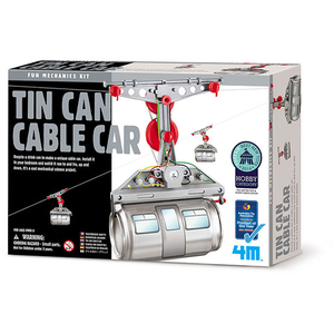 DAM 4M FUN MECHANICS KIT: TELECABINE CANETTE / EMBALLAGE- FR pas cher