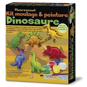 Comparateur de prix : 4m Kit moulage et peinture - Magnets Dinosaure - 6 pcs