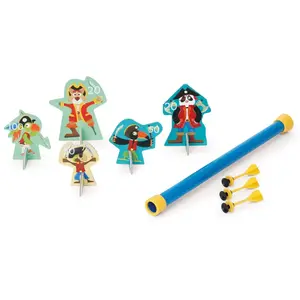 Comparateur de prix : SCRATCH - Jeu de fléchettes pirates à sarbacane
