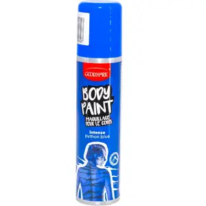 Spray couleur corps, bleu, 75 ml pas cher