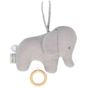 NATTOU Doudou Musical tricot Tembo - 18 x 21cm - En coton