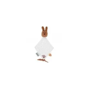 Nattou Doudou Nattou Attache Tétine Lapin Rouille - Susie Et Bonnie pas cher