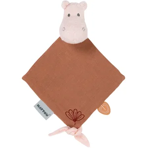 Doudou - Nattou - Attache tétine Hippo Rouille - Susie et Bonnie pas cher