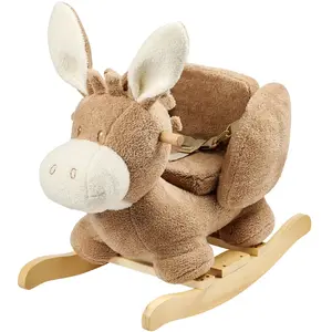 NATTOU - Cheval à bascule Teddy âne - Caramel