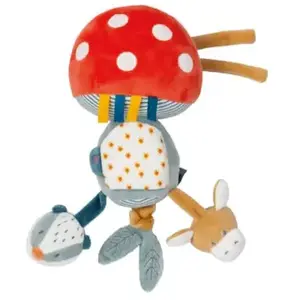 Nattou Peluche D'activité 32cm Champignon Felix Et Léo - Nattou pas cher